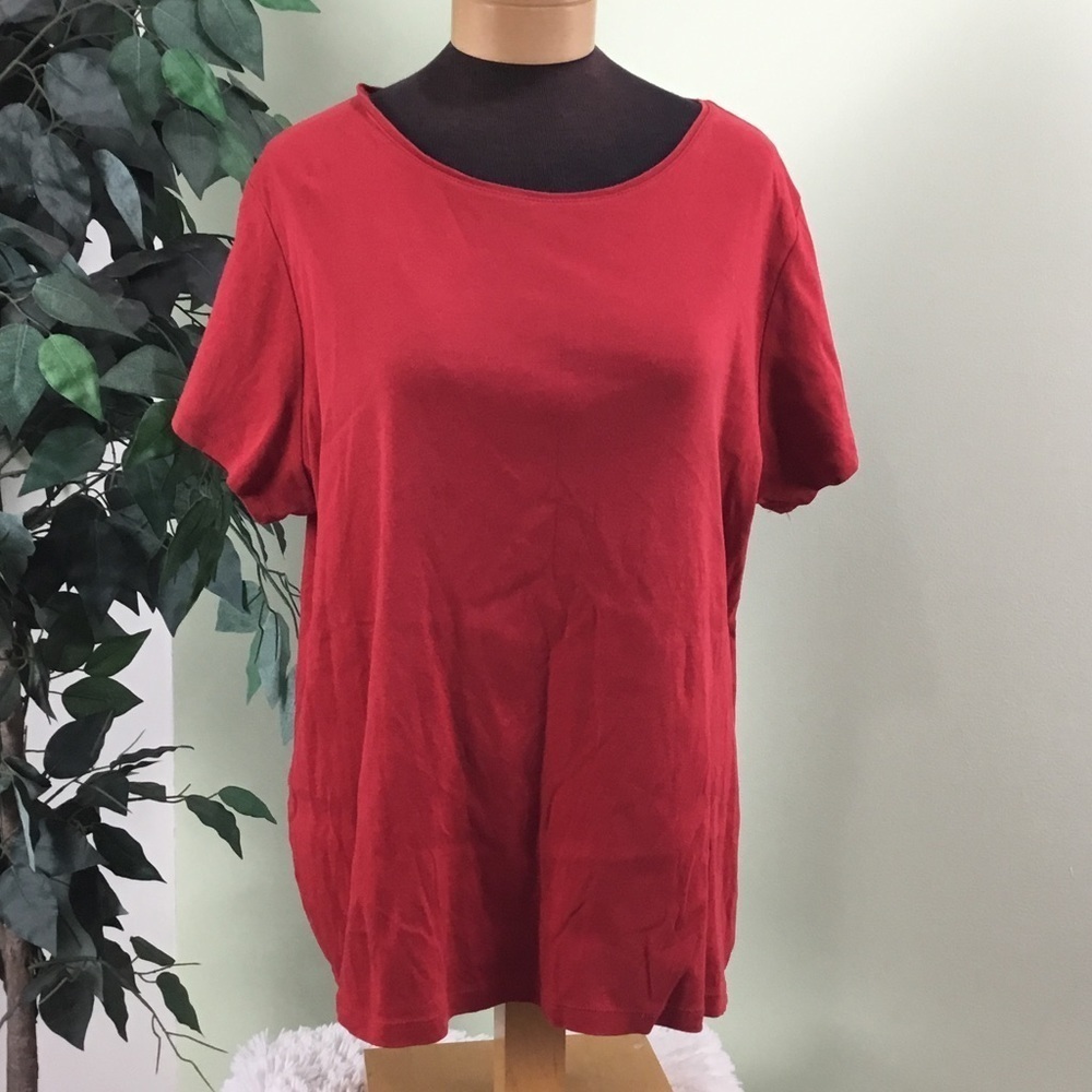 ST Johns Bay 2X red essential short sleeve tee